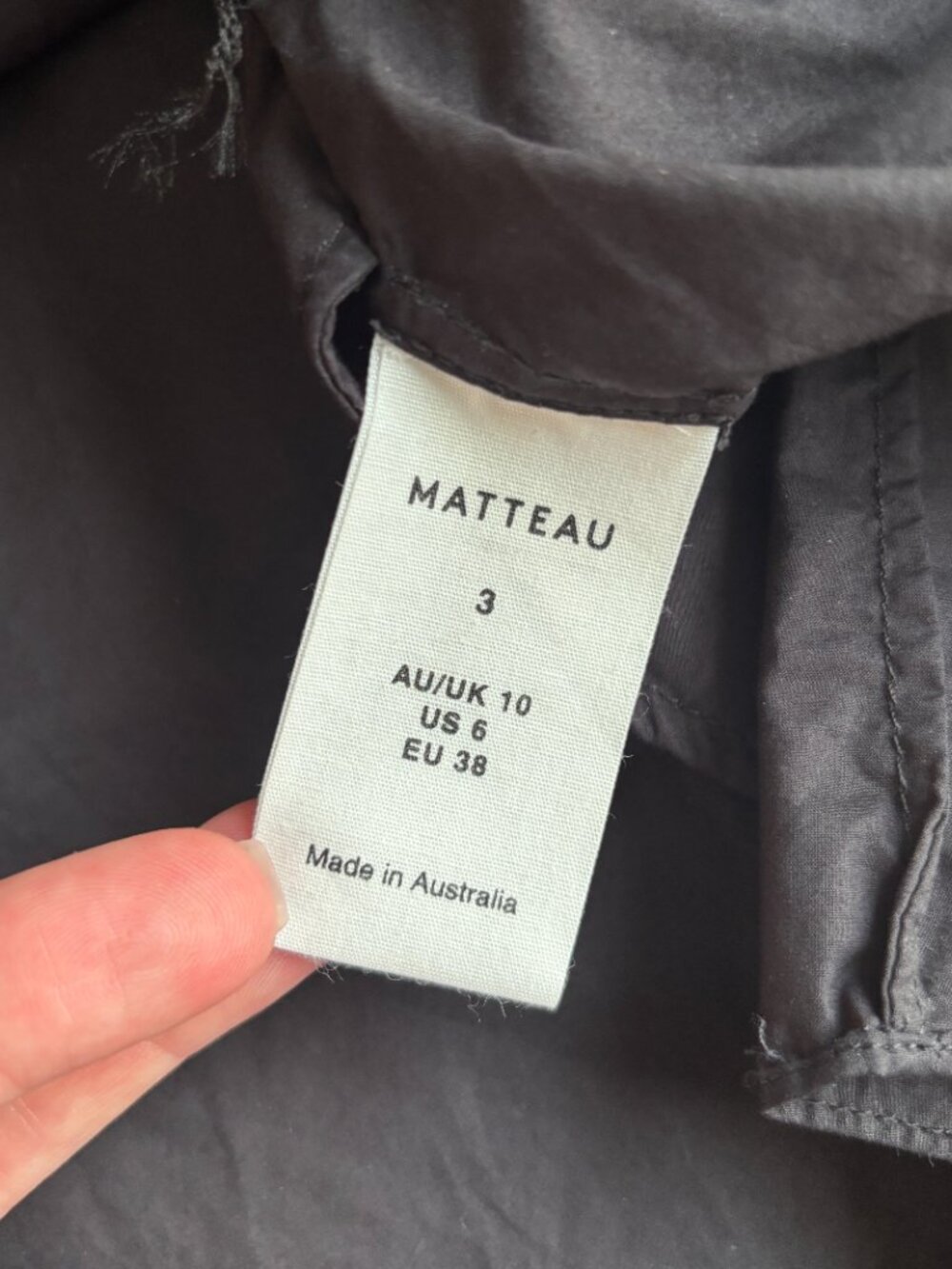 Matteau Drawstring Halter Mini Dress US6 - Picture 7 of 8